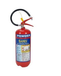 6 Kg ABC Type Safex Fire Extinguisher (MAP 50 Wall Mounting Stored Pressure)