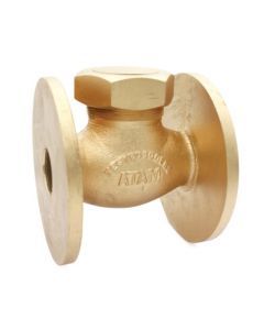 Bronze Union Cover Horizontal Lift Check Valve No.9 (S.S. Parts) Flanged Ends AV-53