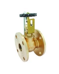 Bronze Globe Valve Flanged Ends as per BS-10 Table:D' with Open Shut Indicator & Pad Locking Arrangements AV-94 