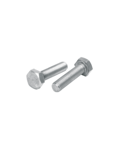 2" Full Threaded Hex Head Bolt AISI 202-BSW 1083 (Pack of 100 Pcs)