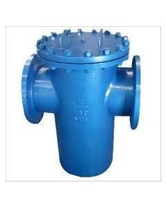 MS Fabricated Basket Type STAINER Flange End MM 150#